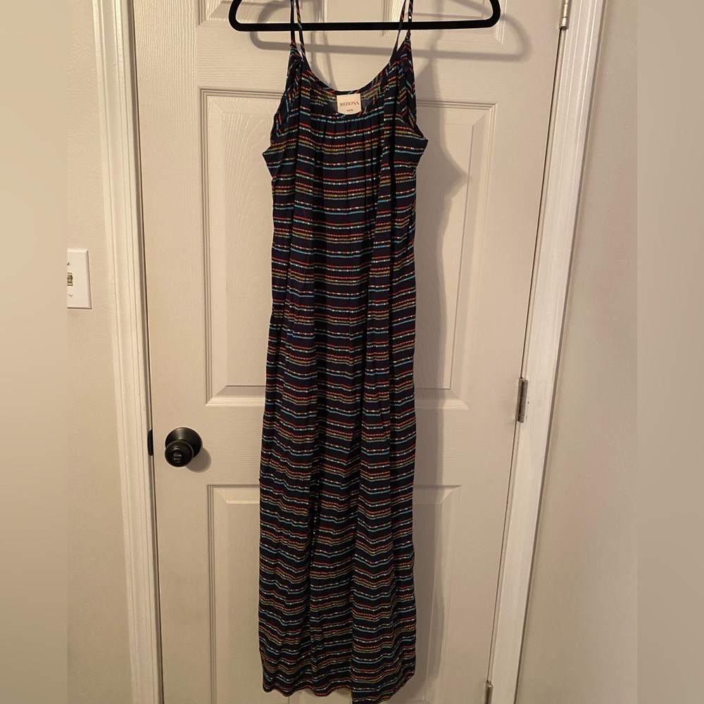 Merona, feels like cotton, maxi dress, XL, very comfortable!  Gently used